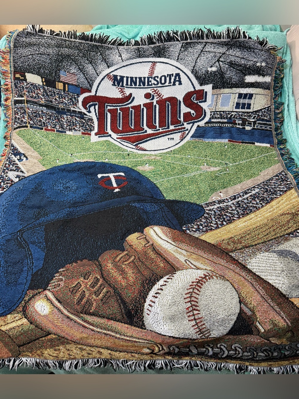 Minnesota Twins “Home Field Advantage” 50” X 60” Woven Tapestry Throw